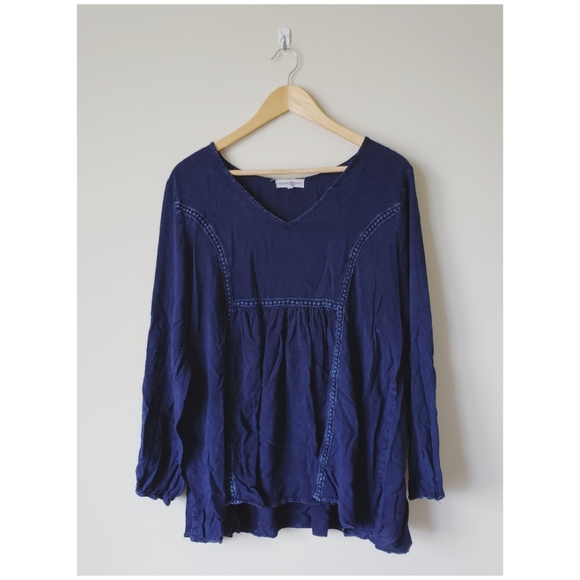 Altar'd State Tops - Altar'd State Blue Long Sleeve Top size L